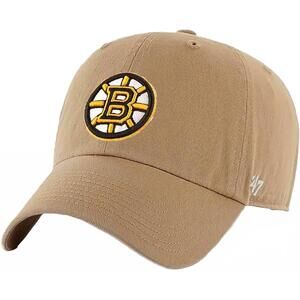 NEW ’47 men's boston bruins clean up adjustable cap in khaki